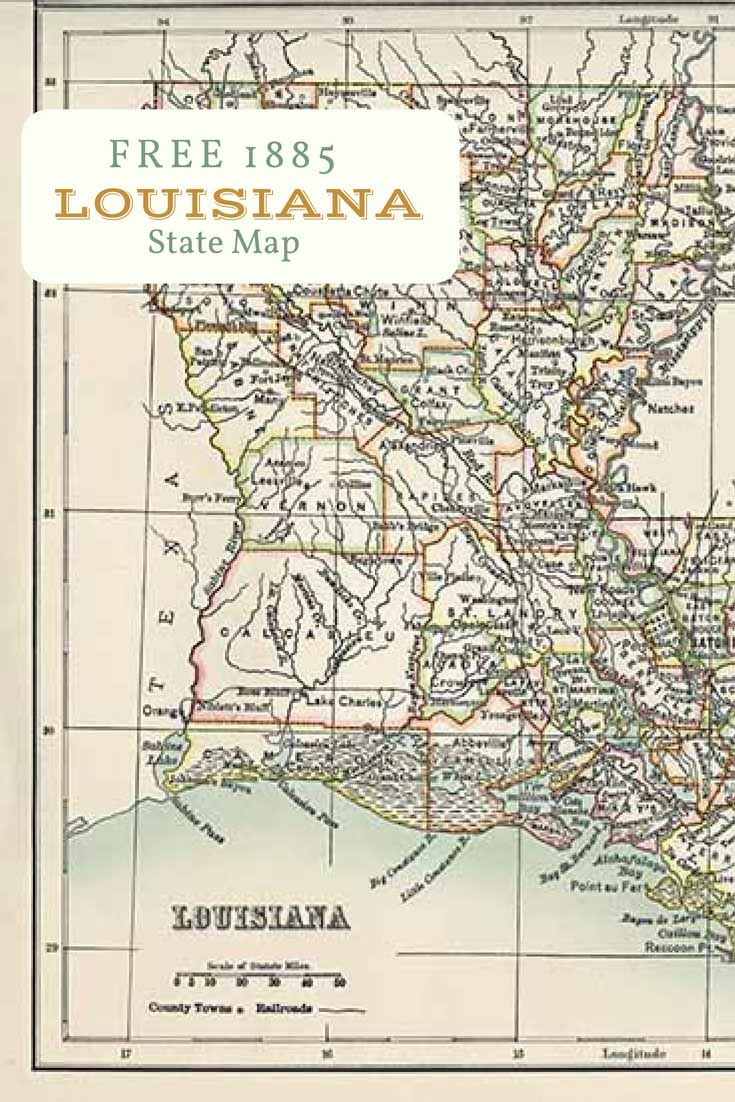 Download Free Louisiana Maps