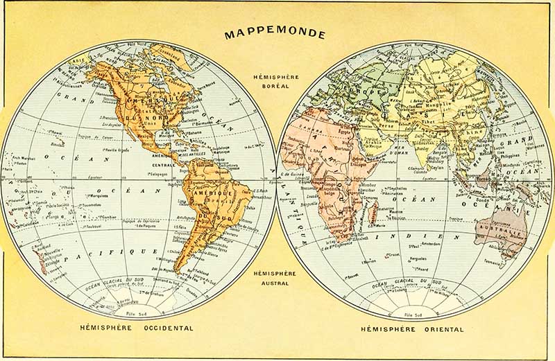 World Map Showing Hemispheres Wonderful Old Hemisphere Maps Of The World To Print - Picture Box Blue