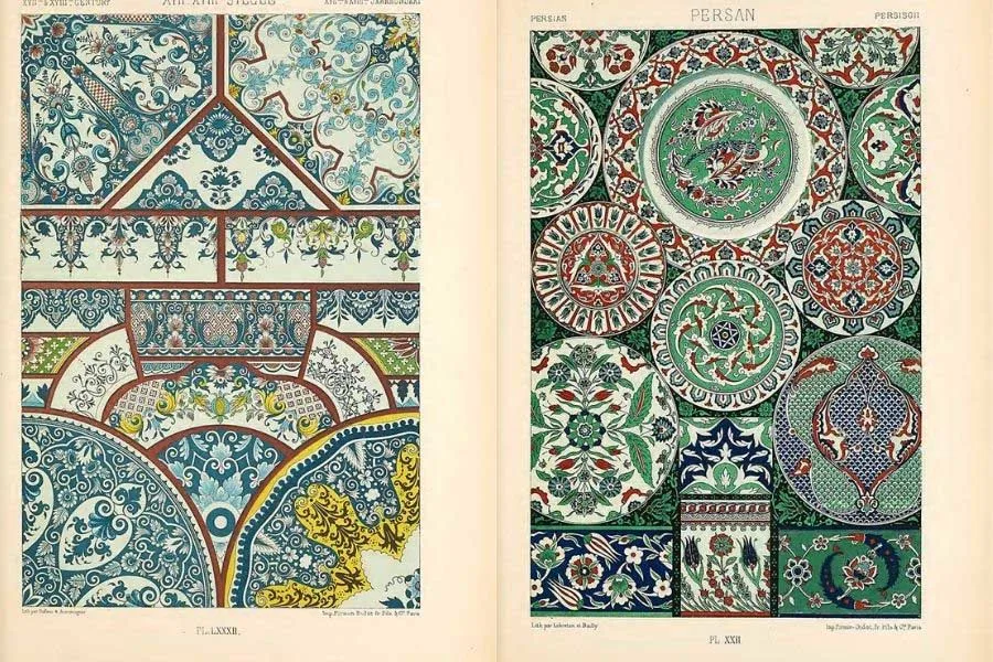 Patterns From L'ornement Polychrome by Albert Racinet - Picture