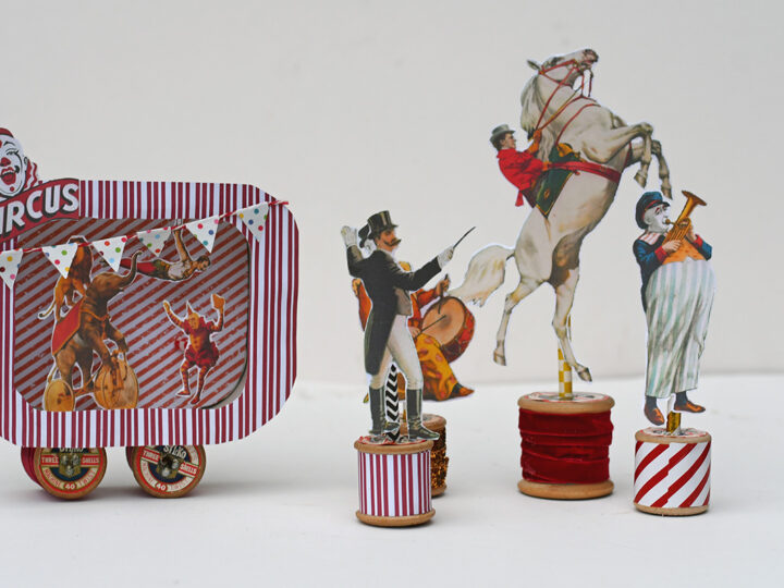 360 DEGREES - 8 mini Vintage Circus - Décoration > Figurines de