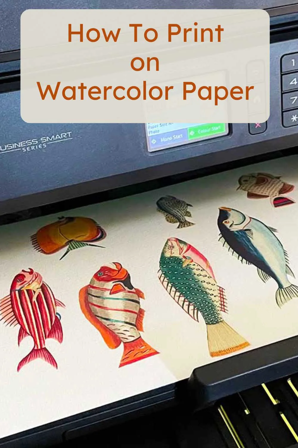 Inkjet Printing on Watercolor Paper at Home: An Easy Step by Step Guide -  Picture Box Blue