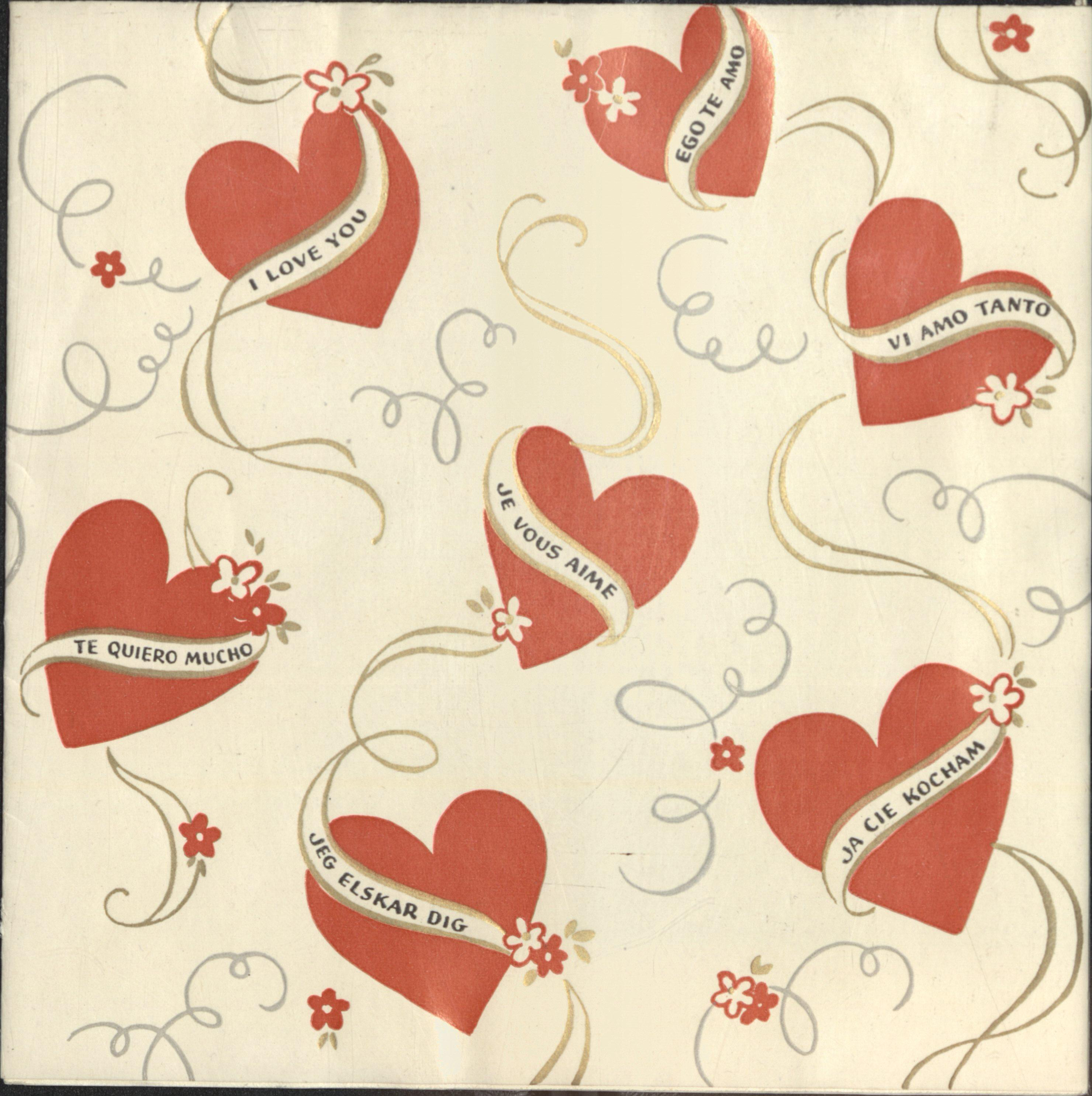 Free Victorian Valentine Cards: Hearts and Flowers
