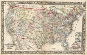 Wonderful Vintage Maps Of The United States Copyright Free - Picture ...