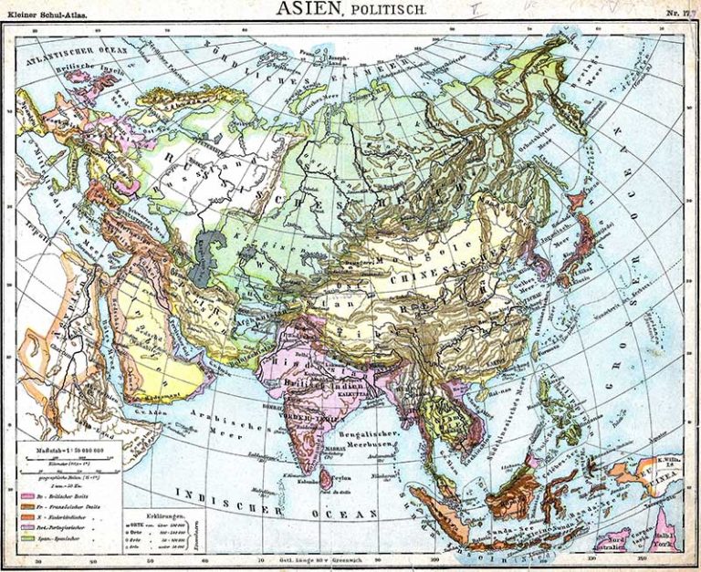 17 Wonderful Free Old Maps Of Asia To Print - Picture Box Blue