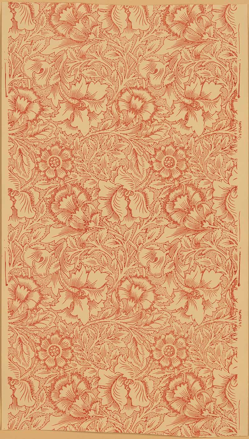 William Morris Poppy wallpaper