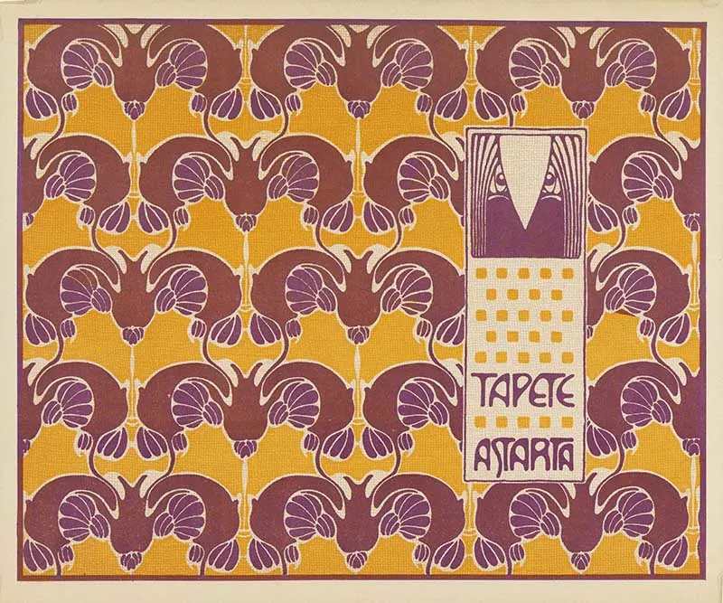 Astarta Wallpaper Koloman Moser