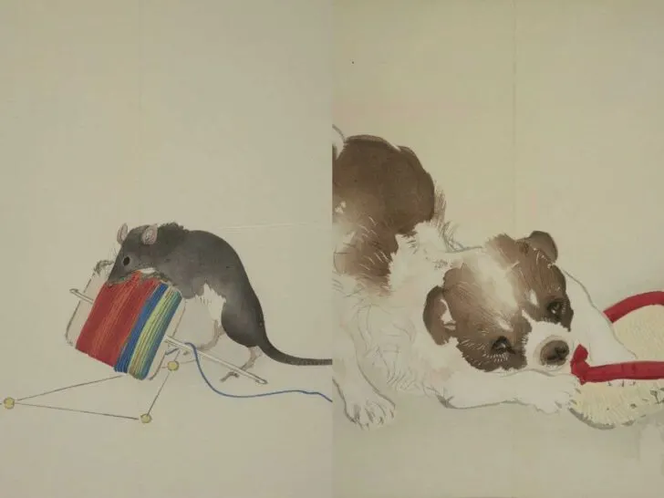 rat and puppy dog Japanese zodiac animals