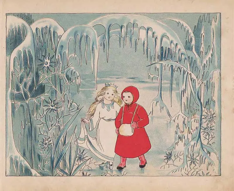 Zochna and the queen in the ice garden