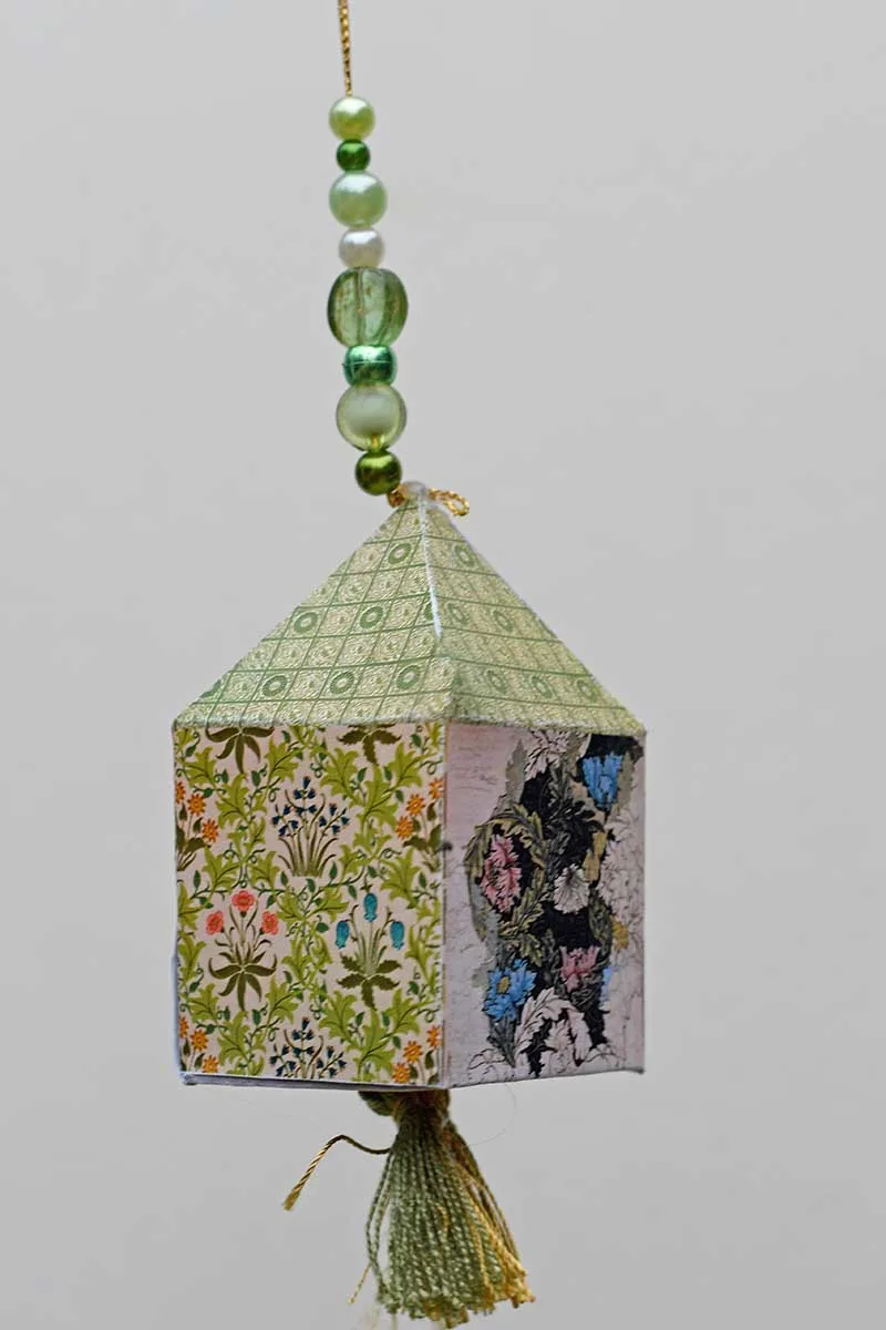 William Morris paper ornament house